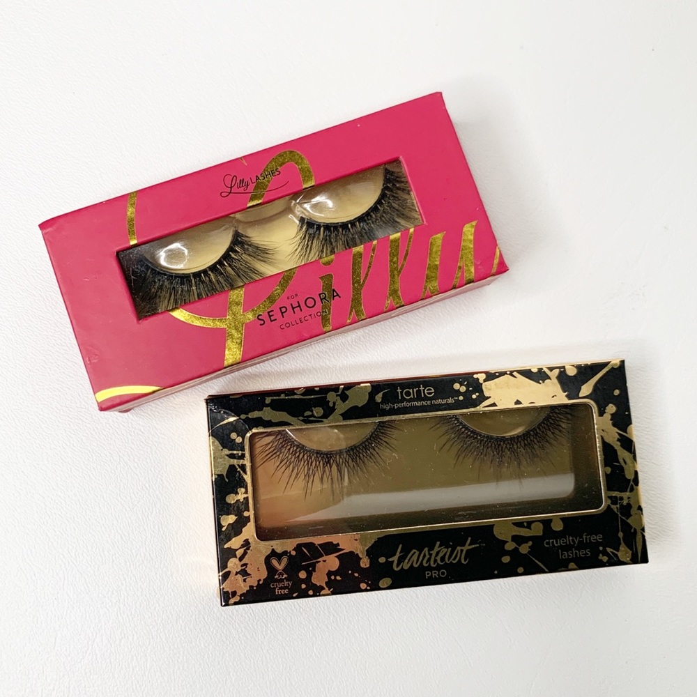 False Lash Bundle Lilly Lashes Miami Tarte Flirt